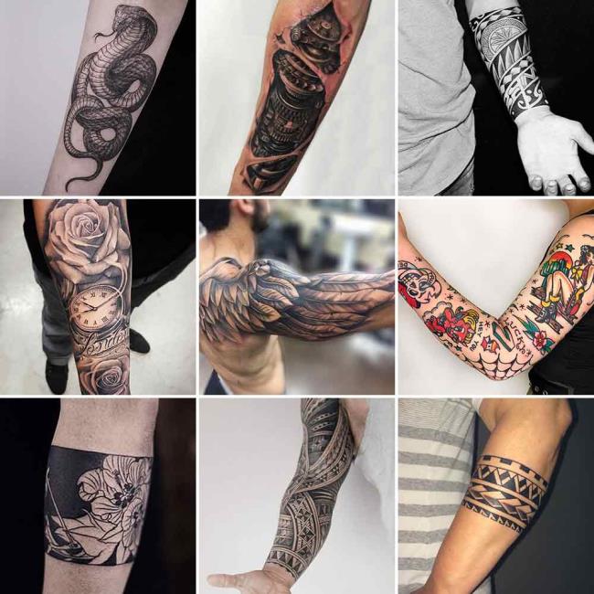 Arm tattoo: 200 images and ideas for men and women