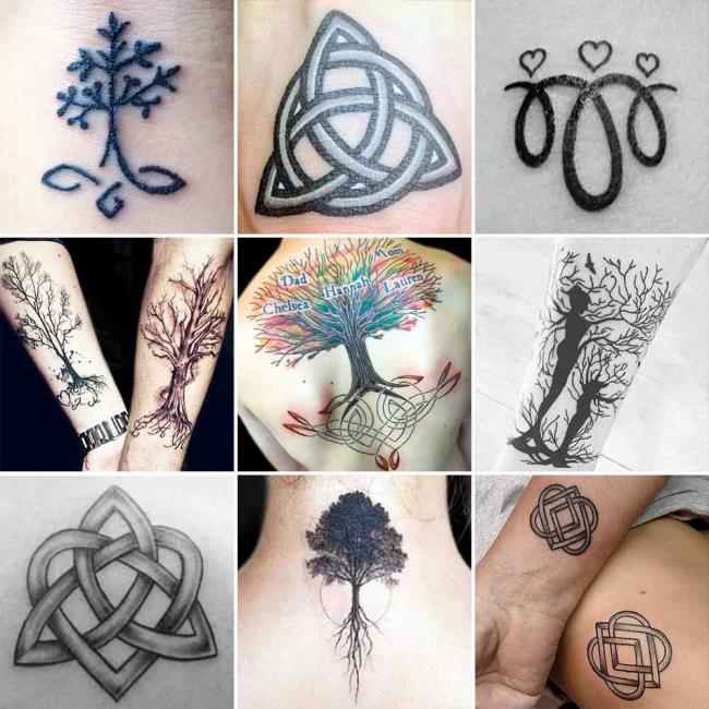 Family Tattoo: 200 gambar dan idea yang indah untuk memberi inspirasi kepada anda