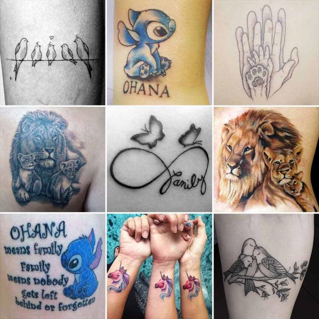 Family Tattoo: 200 gambar dan idea yang indah untuk memberi inspirasi kepada anda