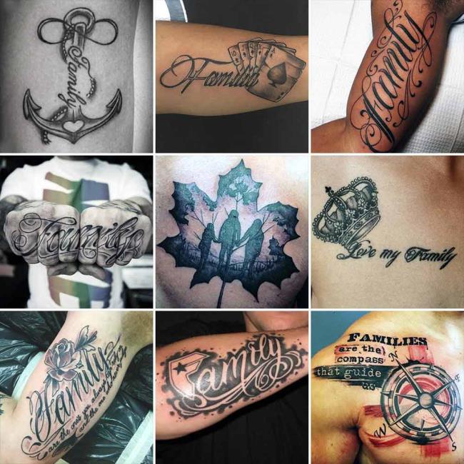 Family Tattoo: 200 gambar dan idea yang indah untuk memberi inspirasi kepada anda