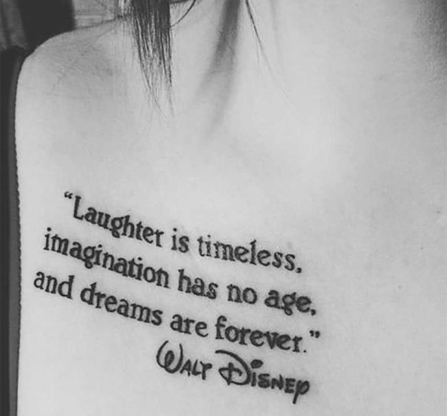 Lettering Tattoos: Beautiful photos and ideas