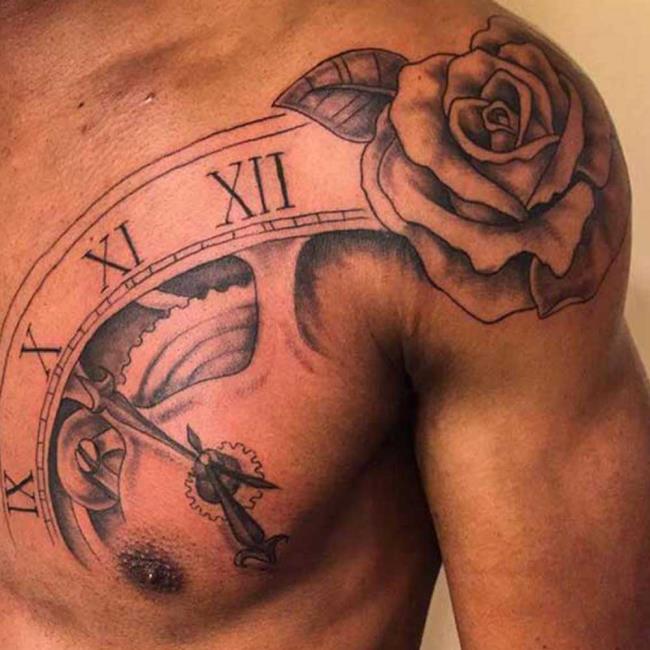 Rose tattoo: betekenis en 200 foto's om je te inspireren