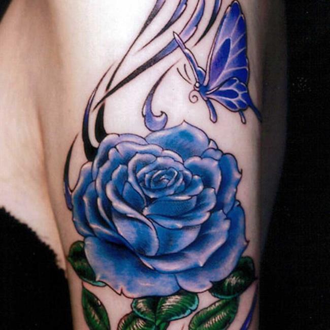 Rose tattoo: betekenis en 200 foto's om je te inspireren