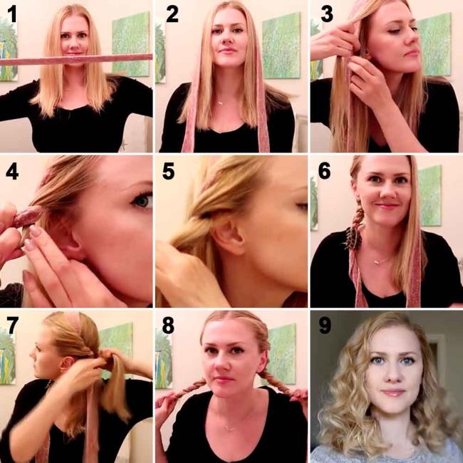 Comment faire des cheveux bouclés à la maison: 18 méthodes efficaces!