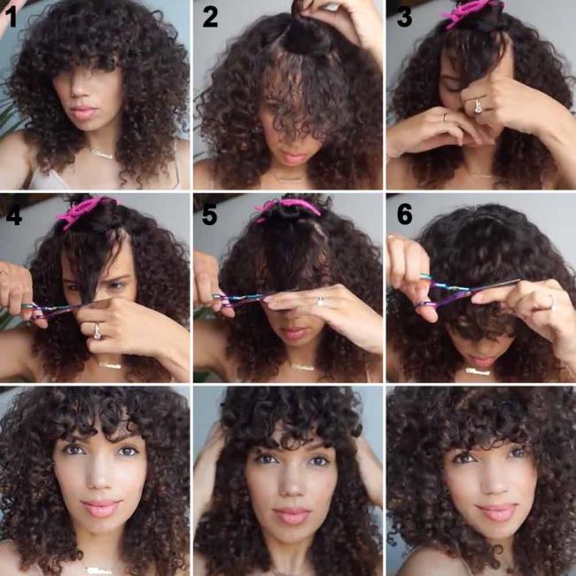 How to cut bangs yourself: 8 easy ways