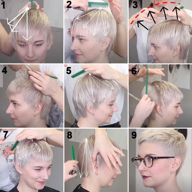 So schneiden Sie sich zu Hause die Haare: 12 Methoden