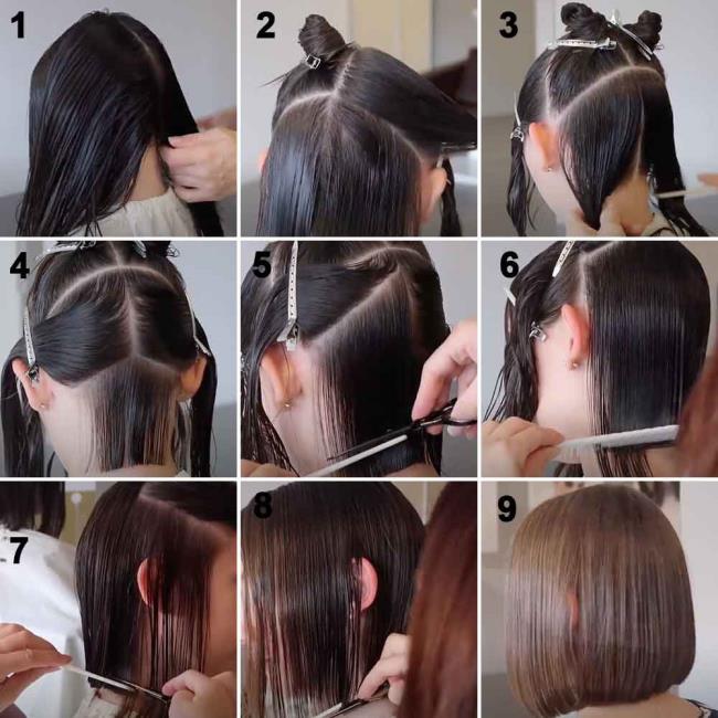 Comment se couper les cheveux à la maison: 12 méthodes