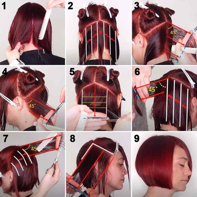 So schneiden Sie sich zu Hause die Haare: 12 Methoden