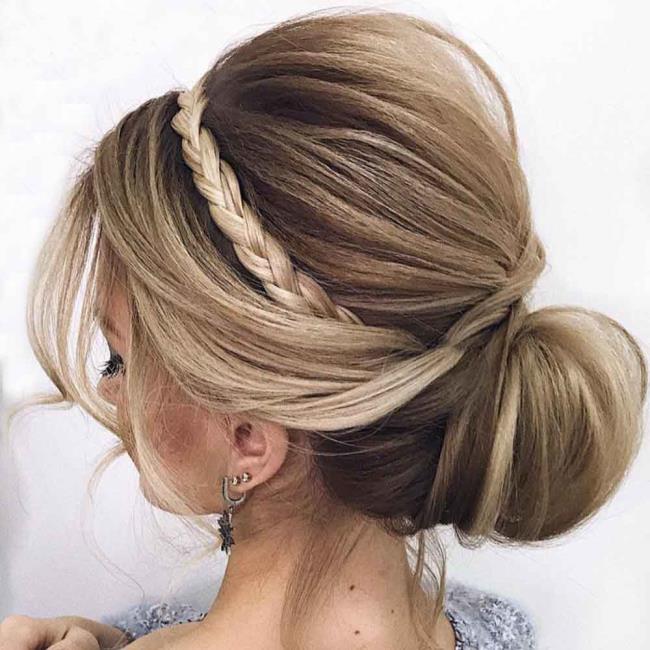 Chignon : 200 가지 방법, 이미지 및 튜토리얼