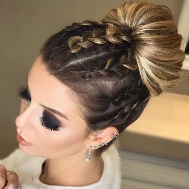 Chignon: 200 cara untuk melakukannya, gambar dan tutorial