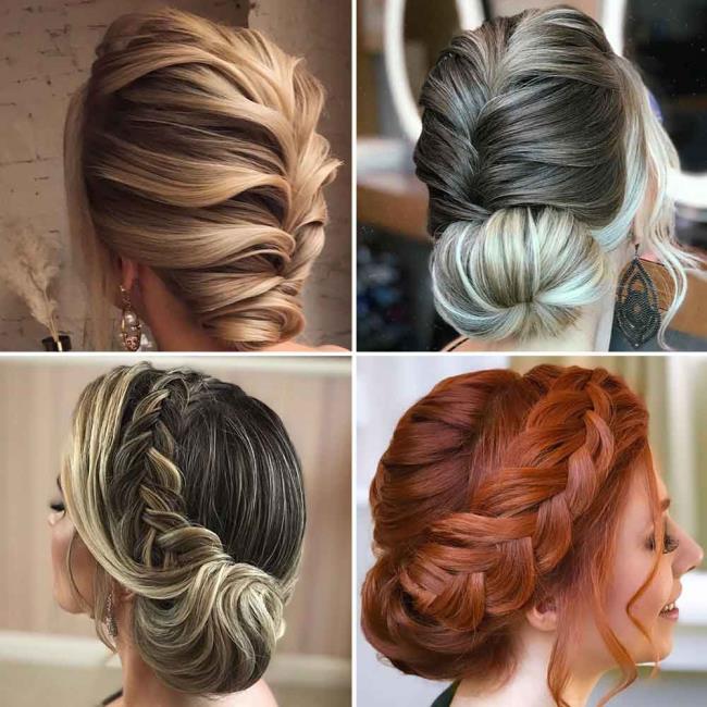 Chignon: 200 روش برای انجام آن ، تصاویر و آموزش ها