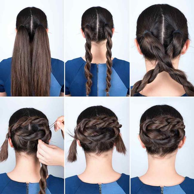 Chignon: 200 ways to do it, images and tutorials