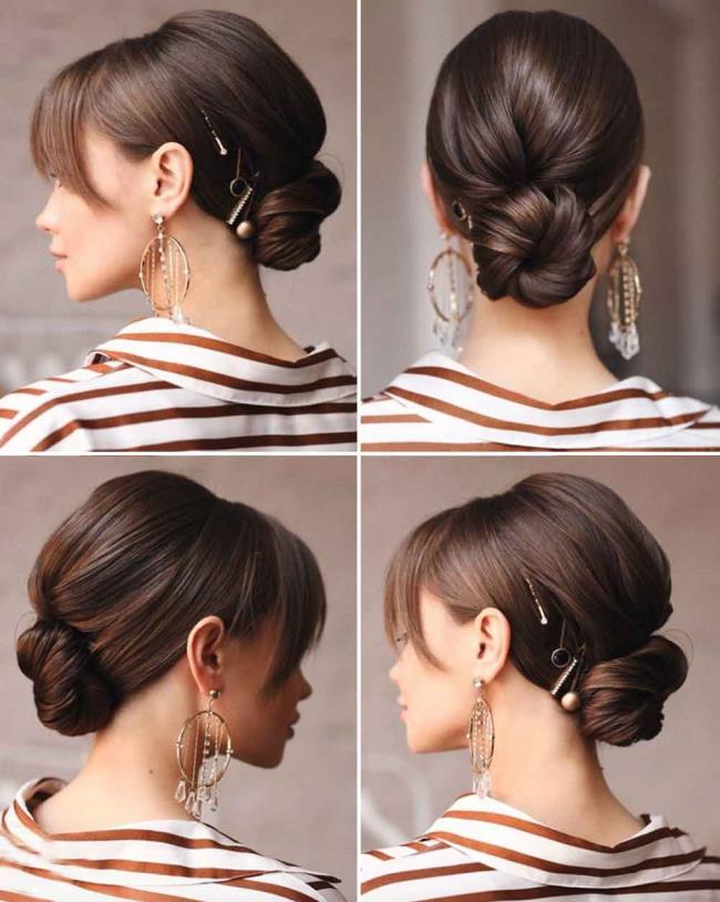 Chignon: 200 روش برای انجام آن ، تصاویر و آموزش ها