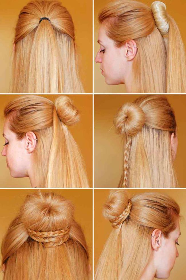 Chignon: 200 ways to do it, images and tutorials