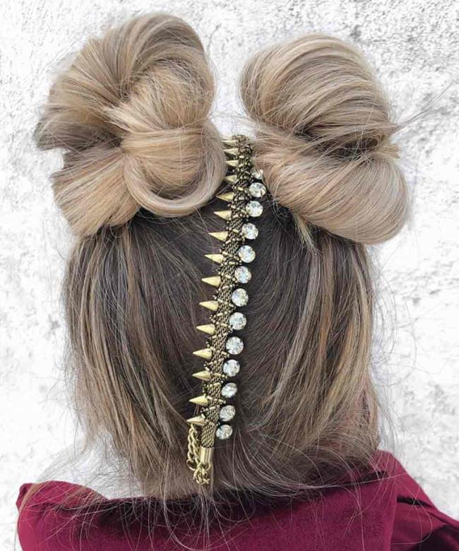 Chignon : 200 가지 방법, 이미지 및 튜토리얼