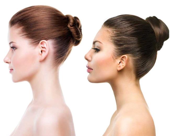 Yüksek chignon: nasıl yapılır?  40 Fotoğraf ve Öğretici