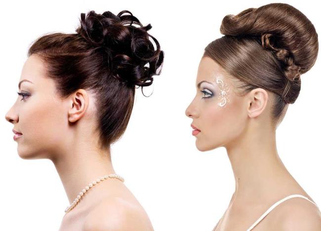 High chignon: how to do it?  40 Photos and Tutorials