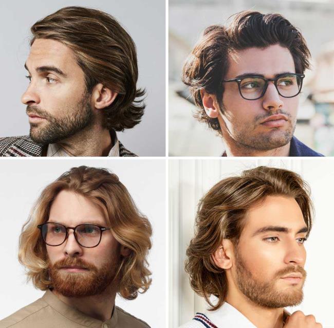 Pria berambut panjang 2020: 100 potongan trendi menjadi menarik