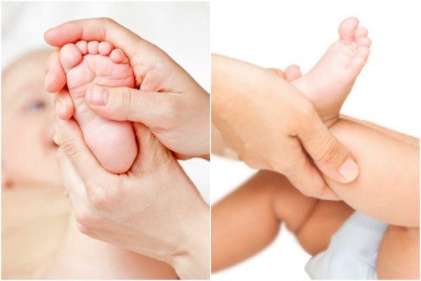 คำแนะนำในการนวดทารกเพื่อช่วยให้เด็กโตเร็วป้องกันอาการท้องผูกและท้องอืด