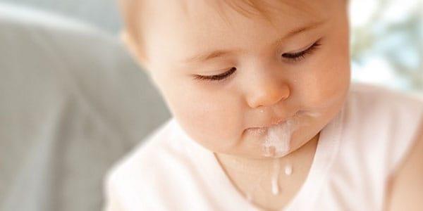 What phenomenon is a bottle-feeding baby with reflux?  Is it dangerous?