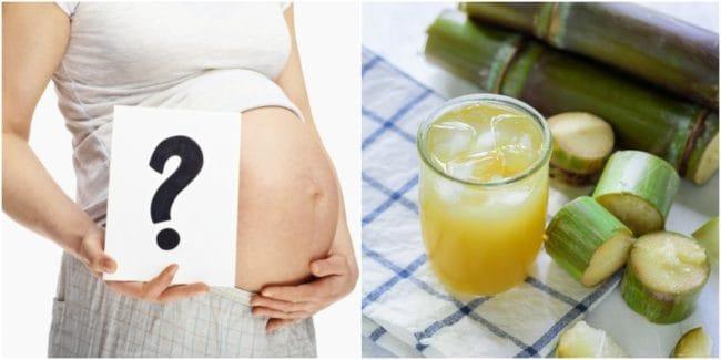 How many months of pregnancy can you drink sugar cane juice and how is the best way for the fetus to drink?