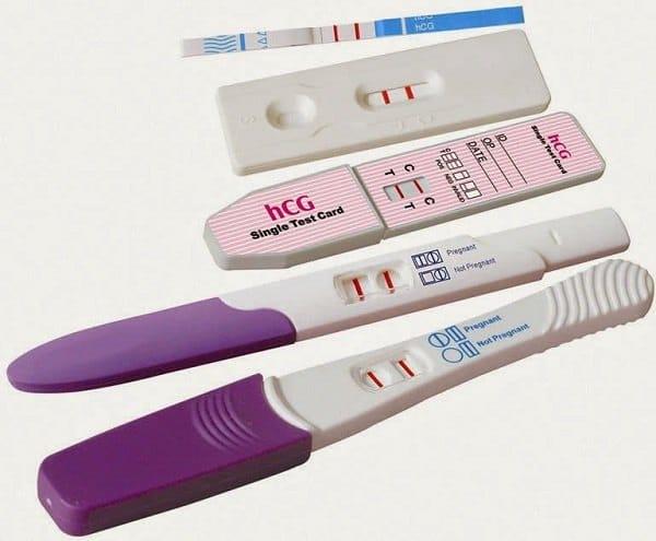 What should women do when the pregnancy test sticks up 2 bars but is getting faded?