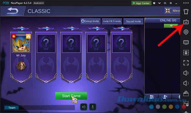 چگونه بازی Legends Mobile را با صفحه کلید انجام دهیم