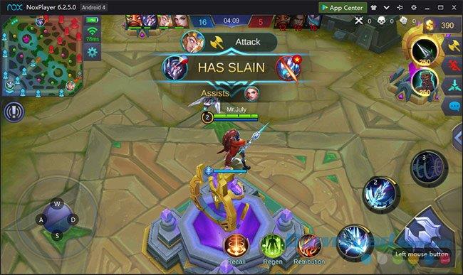 Cara bermain game Mobile Legends dengan keyboard