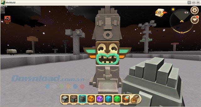 Mini World: Block Art - Como invocar e destruir Boss Ancient Statue