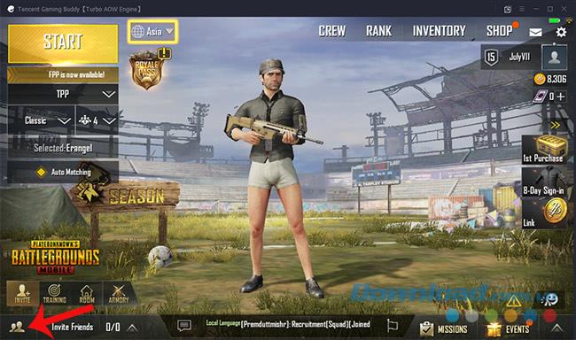 How to make friends play the game PUBG Mobile