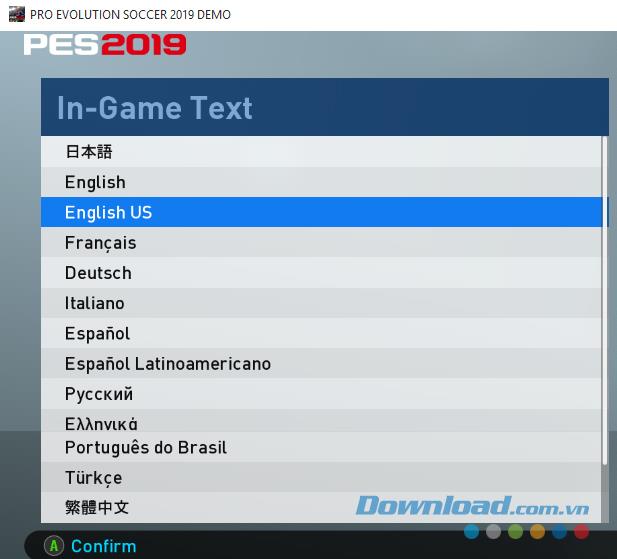 Guide to play PES 2019 (Pro Evolution Soccer 2019) on the computer