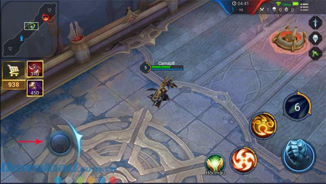 Instructions for playing MOBA mode game on BlueStacks