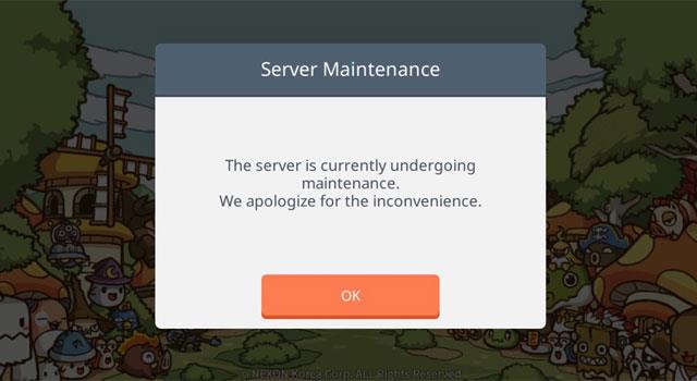 MapleStory M: Instructions for fixing Server Maintenance when playing on NoxPlayer