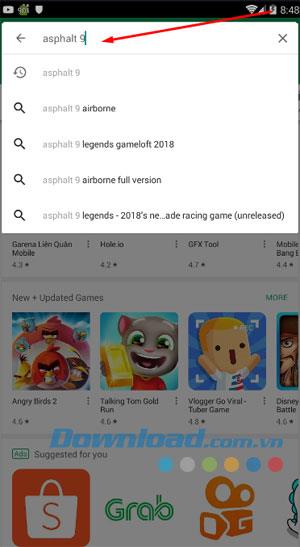 Instructions to install Asphalt 9: Legends on the phone