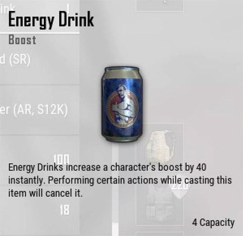 Things to know about energy drinks in PUBG