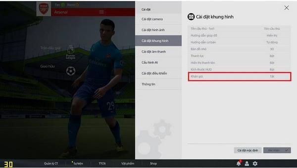 FIFA Online 4: Customize for smoother game play