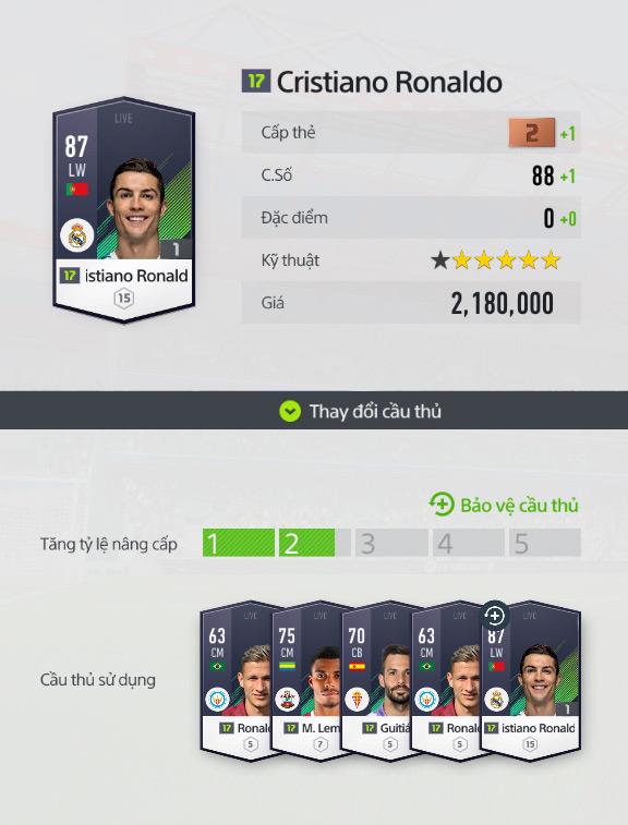 How to upgrade players in FIFA Online 4
