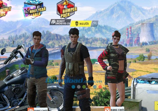 How to switch robot mode in Rules Of Survival game