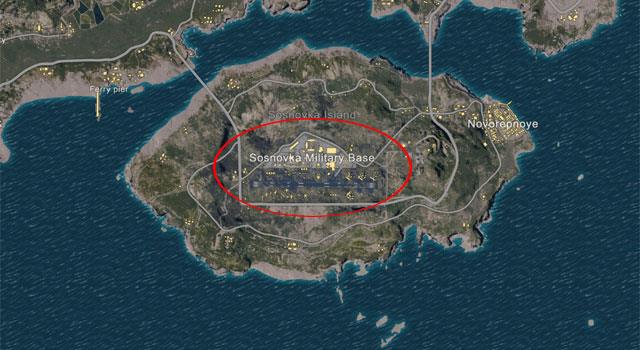 Pubg移動版 遊戲中最冒險的跳傘場所