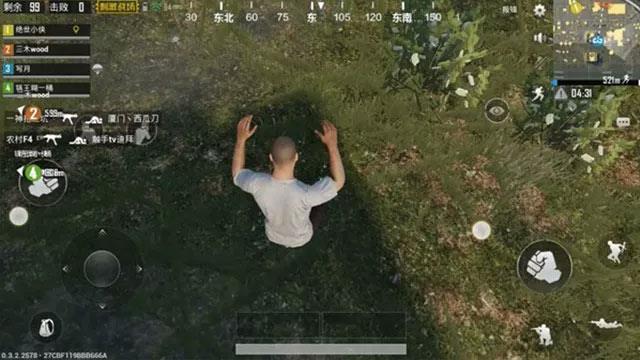 Fallschirmspringen im PUBG Mobile-Spiel