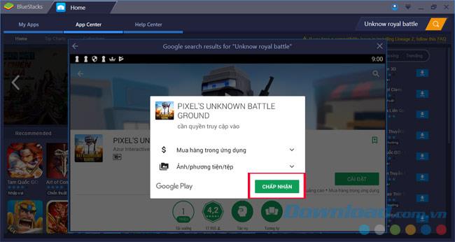 Instructions to install and experience Unknown Royal Battle on the computer