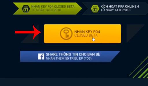 How to get the key to experience FIFA Online 4 Closed Beta
