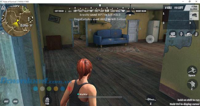 Rules of Survival game to survive