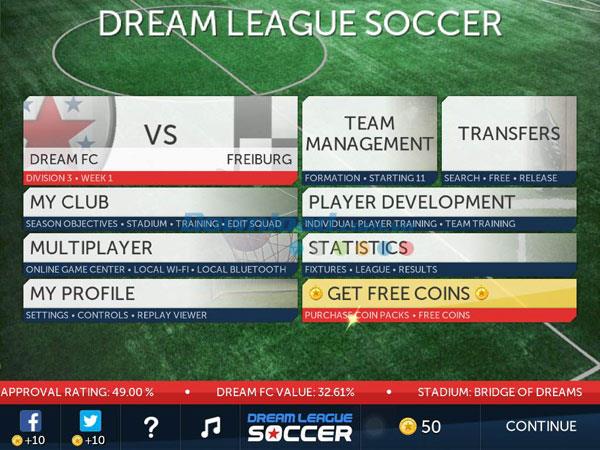 Guide to play Dream League Soccer for beginners