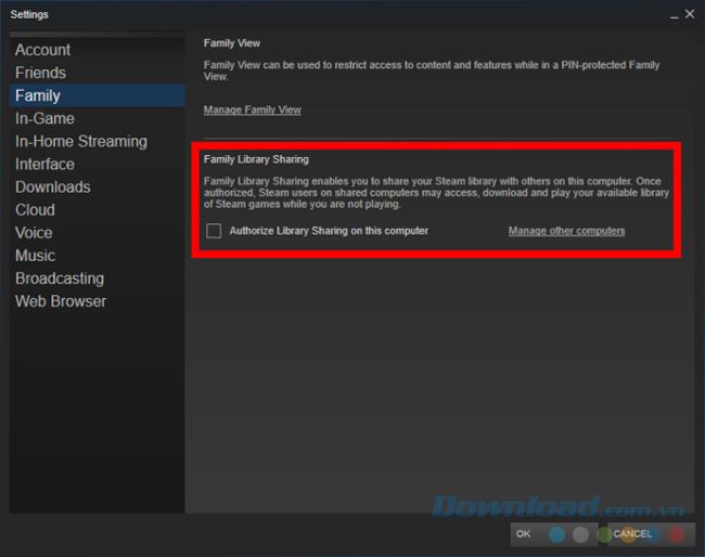 How to set up and disable Family Sharing on Steam