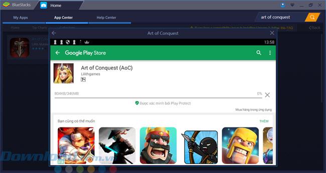 Instructions pour installer et jouer à Art Of Conquest sur votre ordinateur avec BlueStacks