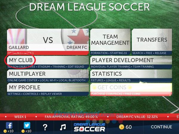 Panduan untuk menyesuaikan pemain dalam Dream League Soccer