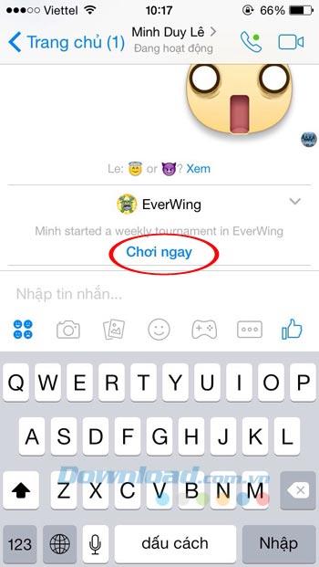 How to play EverWing on Messenger Mobile - Easy to shoot, easy to play, easy to win