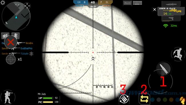 How to shoot aiming guns in Crossfire Legends