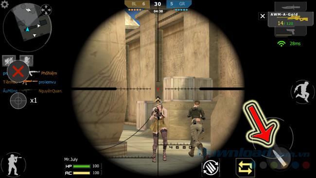 How to shoot aiming guns in Crossfire Legends